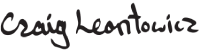 Craig Leontowicz signature